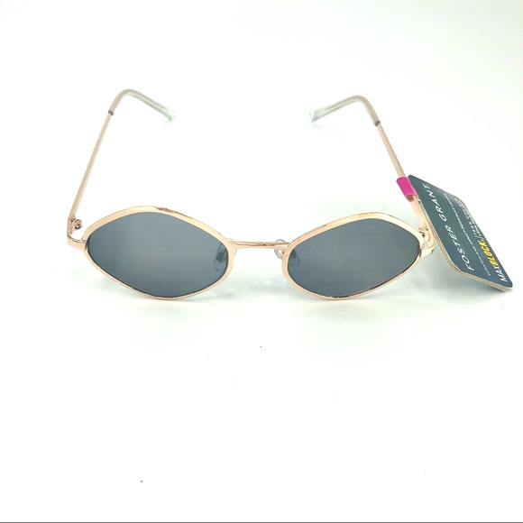 Foster Grant Max Block Geometric Lennon Sunglasses - Picture 1 of 5